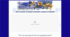 Desktop Screenshot of billsequipment.net